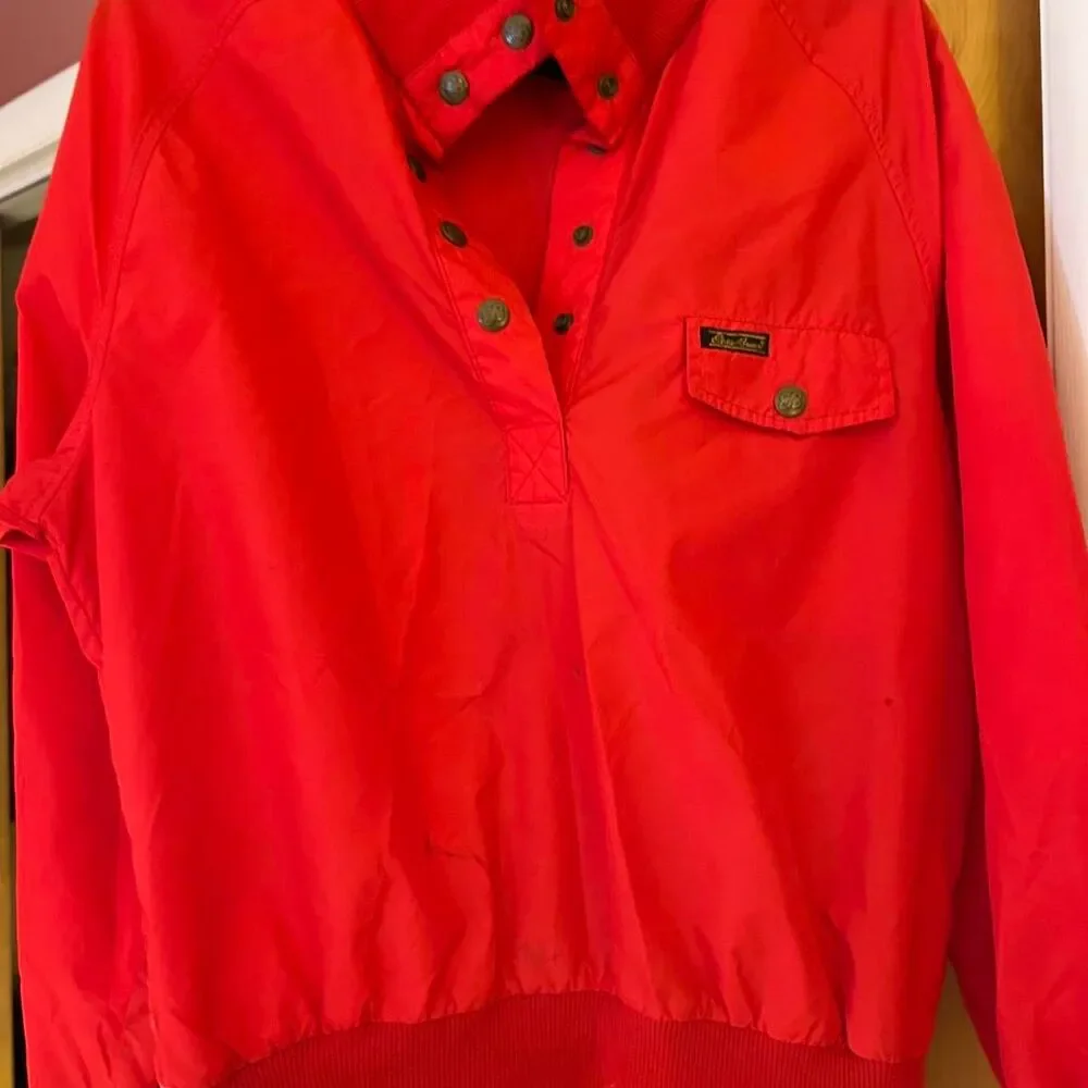 Eddie-bauer Men's Red and Pink Jacket